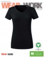 Organic V-Neck T-Shirt Damen