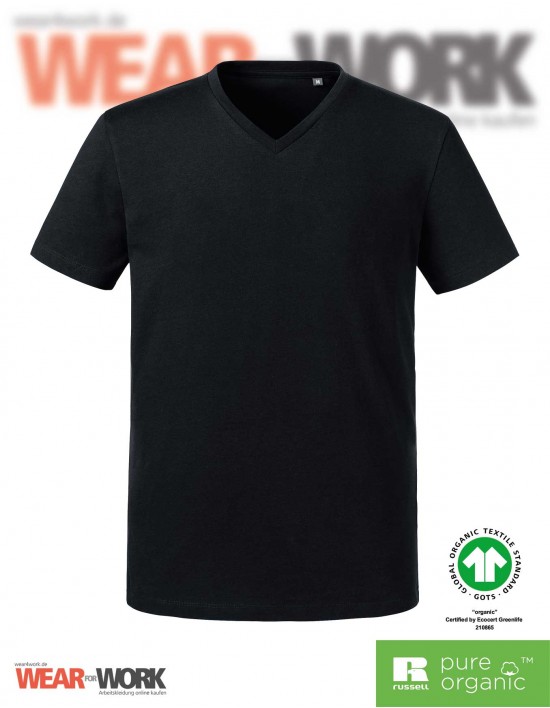 Organic V-Neck T-Shirt Herren