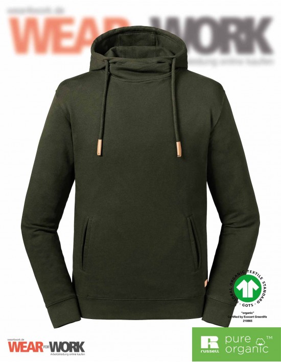 Russell Organic Hooded Sweat