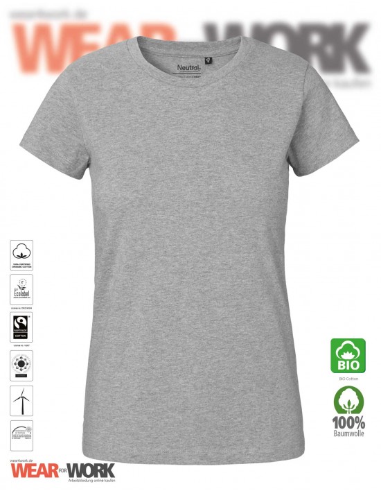 Organic Ladies T-Shirt grau