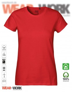 Organic Ladies T-Shirt rot Organic Ladies T-Shirt rot