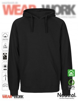 Organic Hooded Sweat schwarz Organic Hooded Sweat schwarz