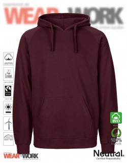 Organic Hooded Sweat bordeaux Organic Hooded Sweat bordeaux