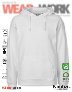 Organic Hooded Sweat weiss Organic Hooded Sweat weiss