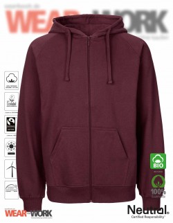 Organic Work Hoodie bordeaux Organic Work Hoodie bordeaux