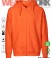 Organic Work Hoodie orange