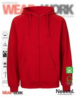 Organic Work Hoodie rot Organic Work Hoodie rot