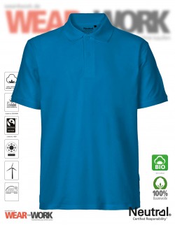 Organic Polo hellblau Organic Polo hellblau