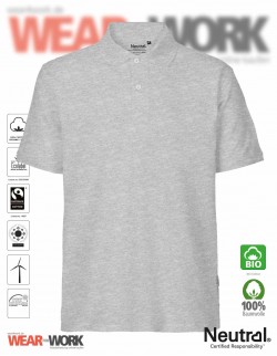 Organic Polo grau Organic Polo grau