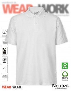 Organic Polo weiss Organic Polo weiss