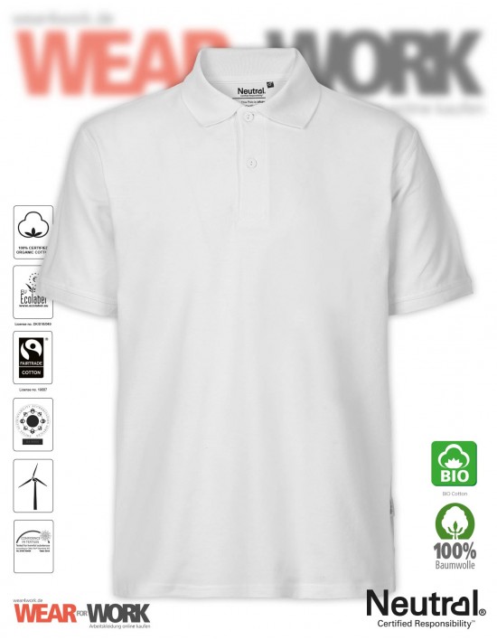 Organic Polo weiss