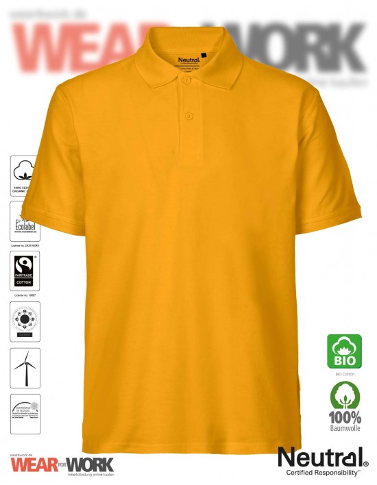 Organic Polo gelb