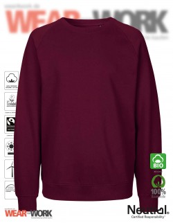 Organic Sweatshirt bordeaux Organic Sweatshirt bordeaux