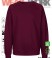 Organic Sweatshirt bordeaux