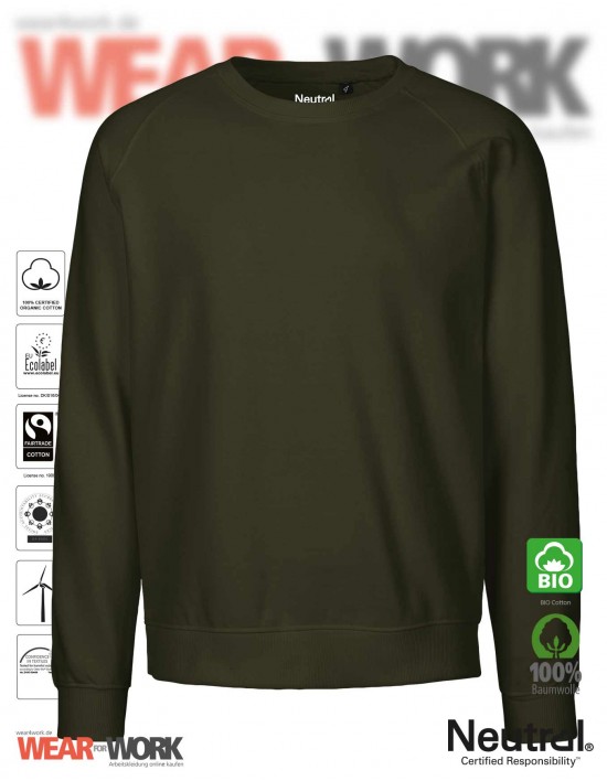 Organic Sweatshirt oliv