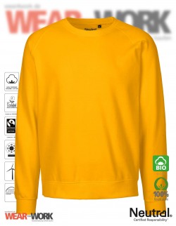Organic Sweatshirt gelb Organic Sweatshirt gelb
