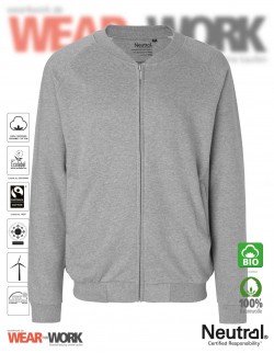 Sweatjacke Organic grau Sweatjacke Organic grau