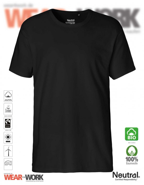 Organic Work T-Shirt schwarz