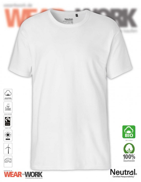 Organic Work T-Shirt weiss