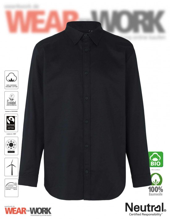 Neutral Bio Hemd schwarz