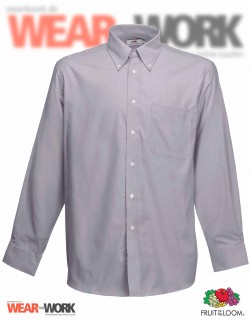 Hemd Oxford grau langarm OX-1 Hemd Oxford grau langarm OX-1