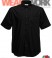 Hemd Oxford schwarz kurzarm OX-2