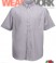 Hemd Oxford grau kurzarm OX-2