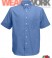 Hemd Oxford blau kurzarm OX-2