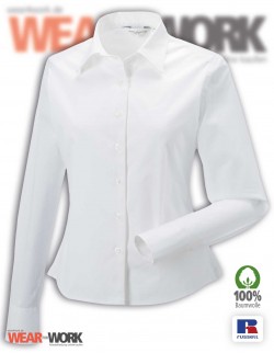 Workwear Bluse R-916F weiss Workwear Bluse R-916F weiss
