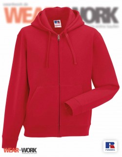 Sweat-Jacke rot mit Kapuze Sweat-Jacke rot mit Kapuze