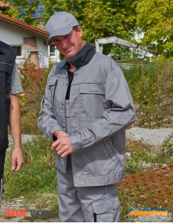 Arbeitsjacke grau/schwarz CC710 Arbeitsjacke grau/schwarz CC710