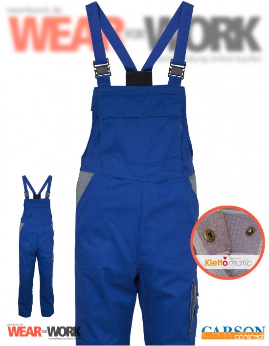 Latzhose blau/grau CC726 bei wear4work.de