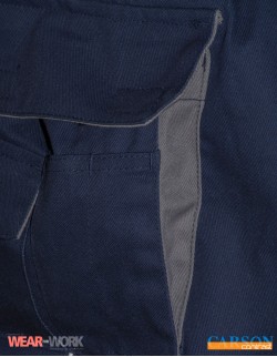 Latzhose deep navy/grau CC726 Latzhose deep navy/grau CC726