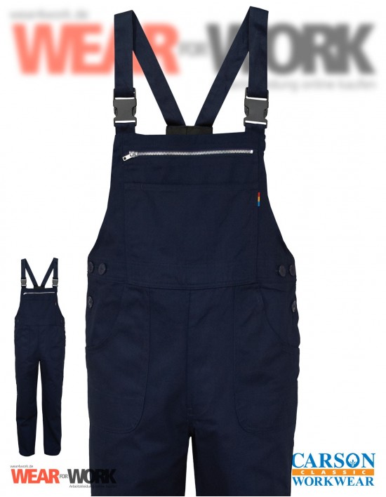 Latzhose marine KTH726 bei wear4work.de