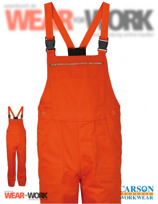 Carson Workwear Latzhosen KTH726.OR Latzhose orange KTH726 bei wear4work.de