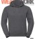 Melange Hoodie R-261M grau