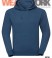 Melange Hoodie R-261M blau