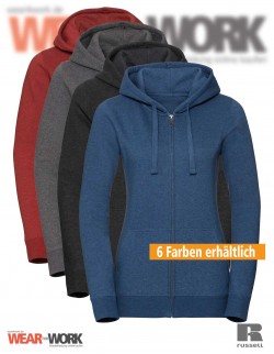 Melange Hoodie Jacket Damen R-263F Melange Hoodie Jacket Damen R-263F