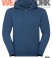 Melange Hoodie Jacket R-263M blau
