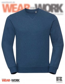 Melange Sweatshirt R-260M blau Melange Sweatshirt R-260M blau