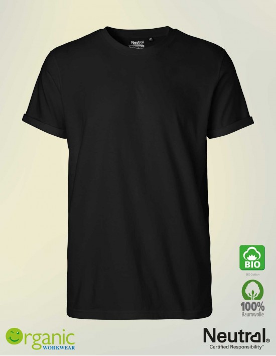 Bio Roll-up T-Shirt für Herren