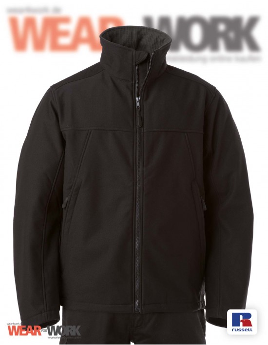 Work Softshell schwarz R-018M black