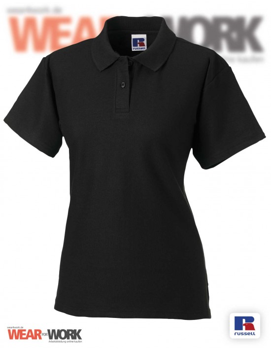 Workwear Polo Damen R-539F schwarz Workwear Polo Damen R-539F schwarz
