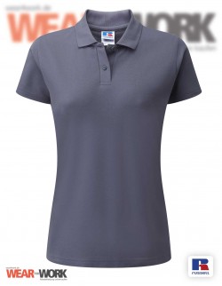 Workwear Polo grau R-539F Damen Workwear Polo grau R-539F Damen