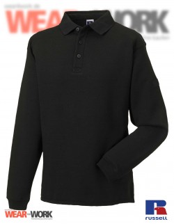 Polo Sweat schwarz R-012M Polo Sweat schwarz R-012M