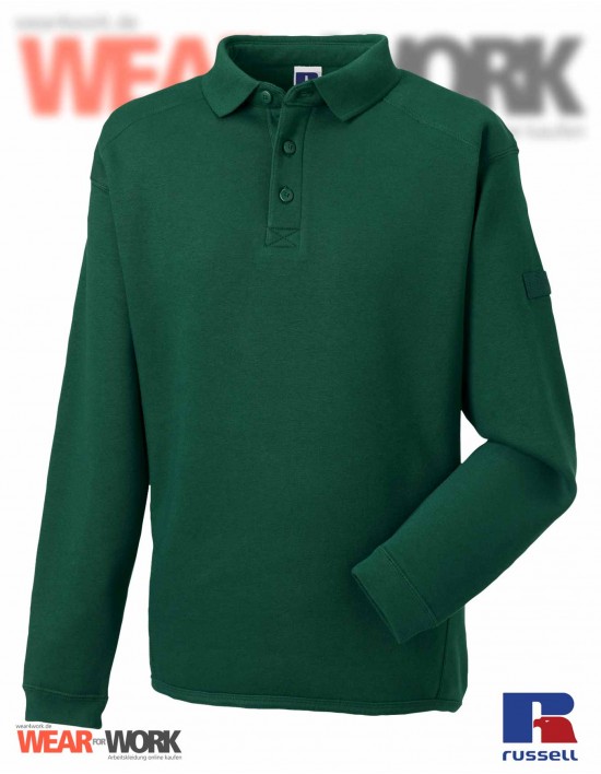 Polo Sweat grün R-012M
