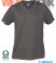 V-Neck T-Shirt grau CVT