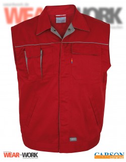 Arbeitsweste rot/grau CC700