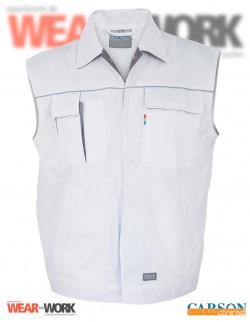 Arbeitsweste weiss/grau CC700
