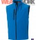 Softshell Weste blau R-141 | azure blue